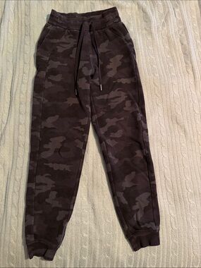 lululemon Dark Charcoal Camo Joggers